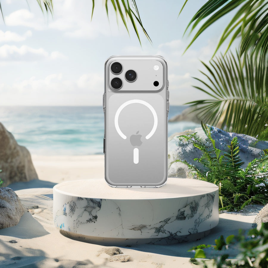 Coque RhinoShield Clear MagSafe iPhone 17 Pro – Dos et contour caméra