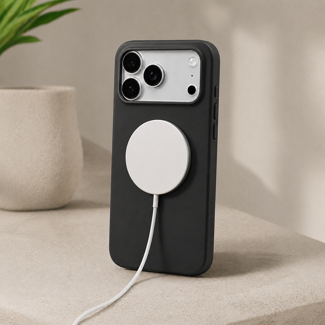 Coque RhinoShield SolidX iPhone 17 Pro MagSafe – Noir Classic