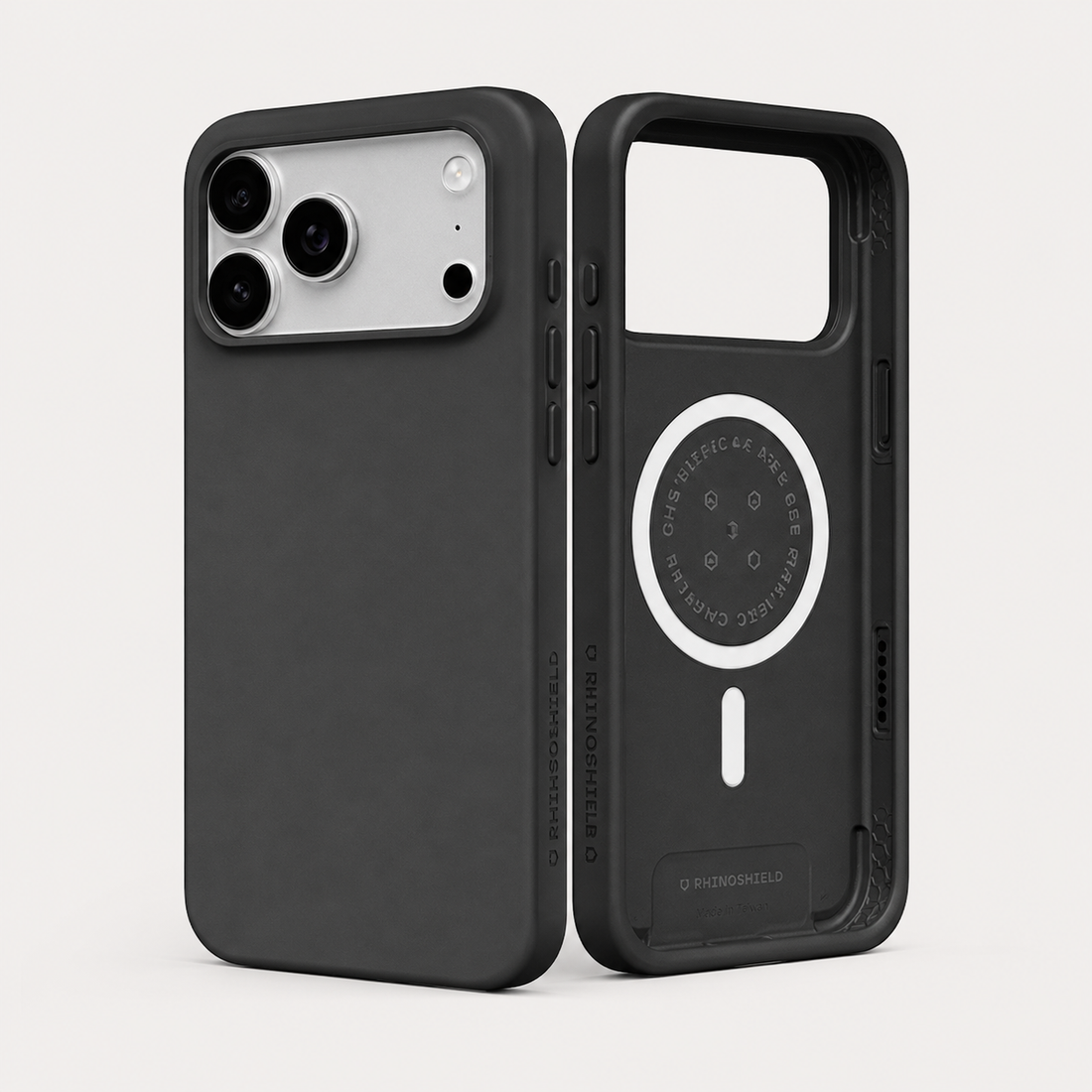 Coque RhinoShield SolidX iPhone 17 Pro MagSafe – Noir Classic