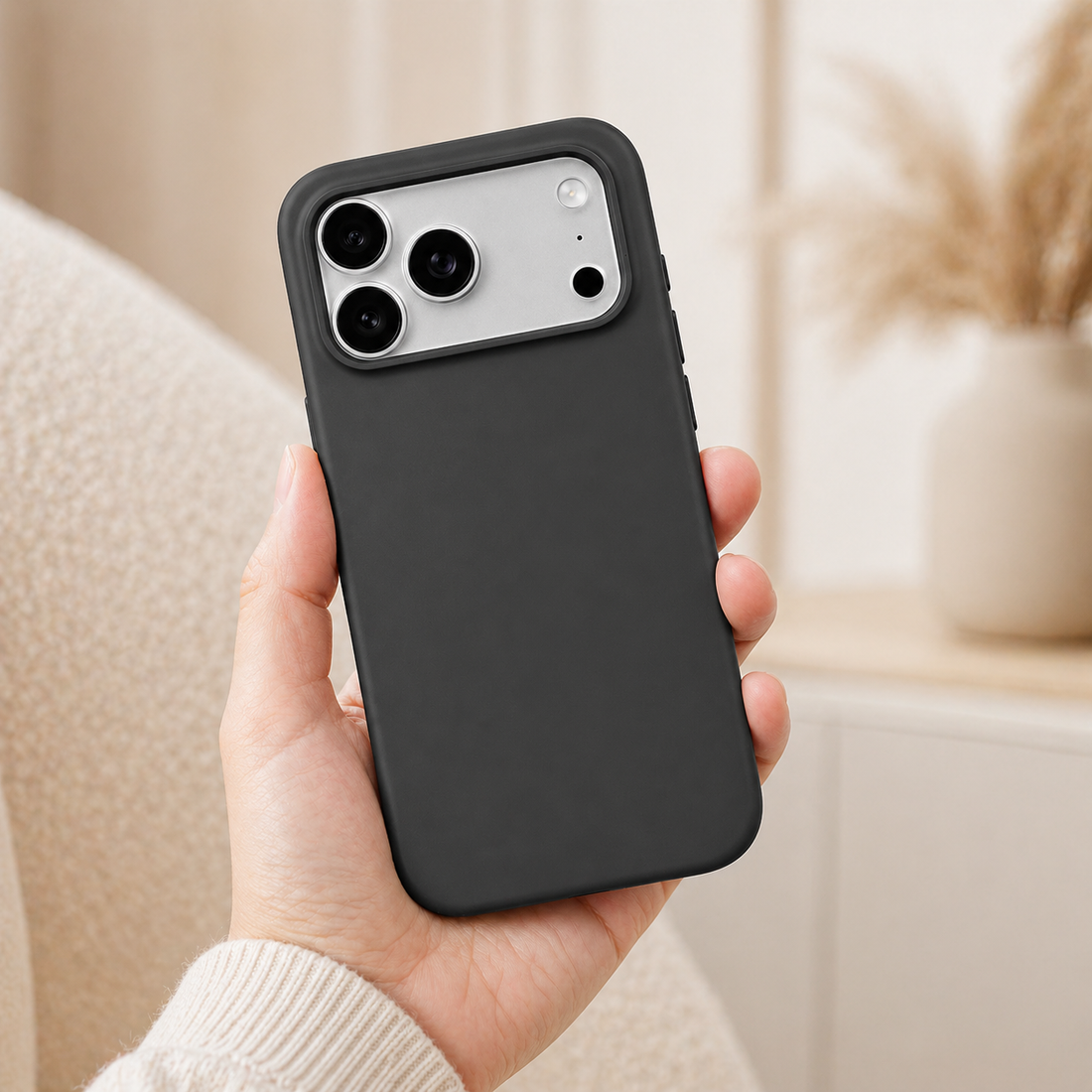 Coque RhinoShield SolidX iPhone 17 Pro Max MagSafe – Noir Classic