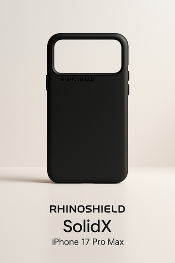 Coque RHINOSHIELD SolidX MagSafe iPhone 17 Pro Max Noir Classic