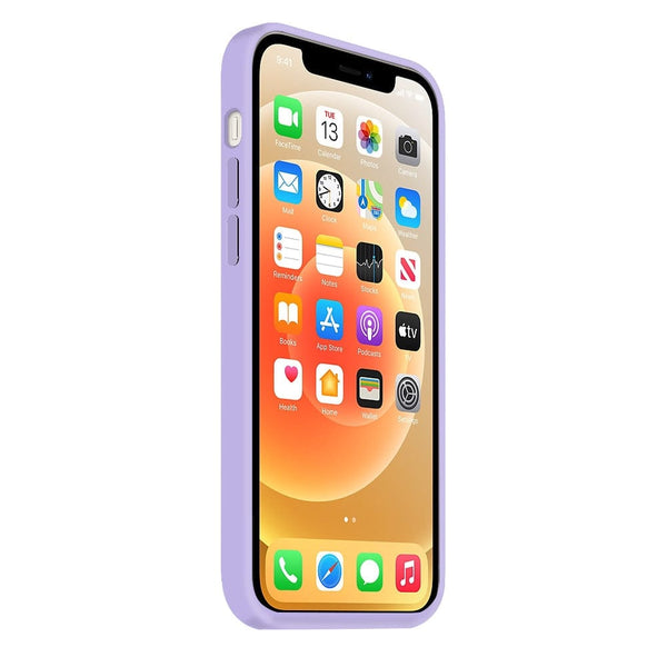 Coque Silicone BeColor Fine et Légère pour iPhone 14 Plus , Intérieur Microfibre - Lilas