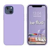 Coque Silicone BeColor Fine et Légère pour iPhone 14 Plus , Intérieur Microfibre - Lilas