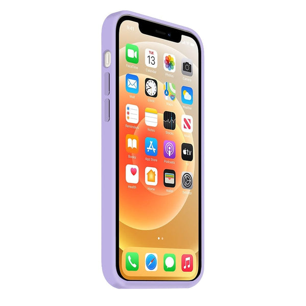 Coque Silicone BeColor Fine et Légère pour iPhone 14 Pro Max , Intérieur Microfibre - Lilas