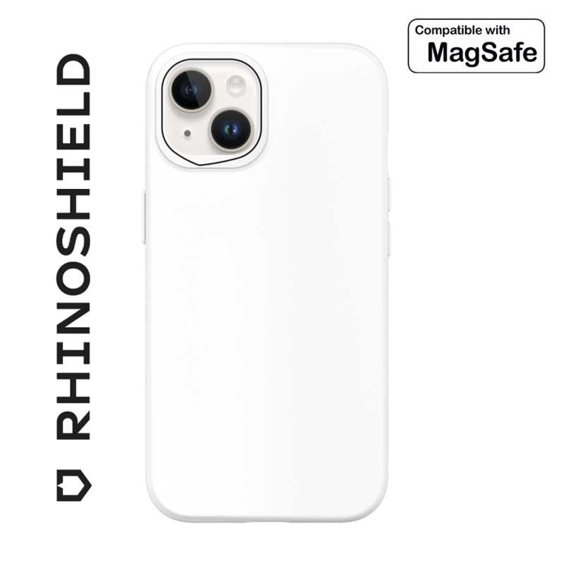 COQUE SOLIDSUIT BLANC CLASSIC COMPATIBLE MAGSAFE POUR APPLE IPHONE 14 - RHINOSHIELD
