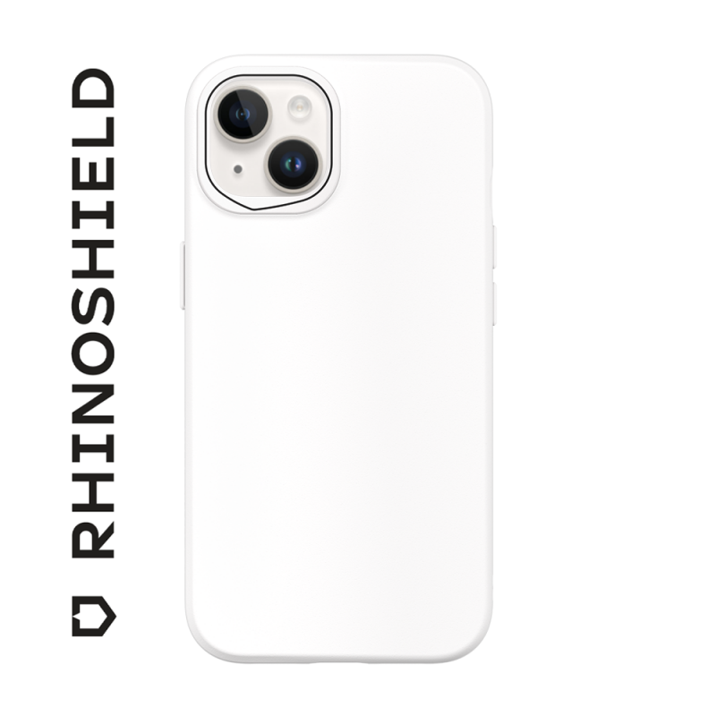 COQUE SOLIDSUIT BLANC CLASSIC POUR APPLE IPHONE 14 - RHINOSHIELD - ABYTONPHONE