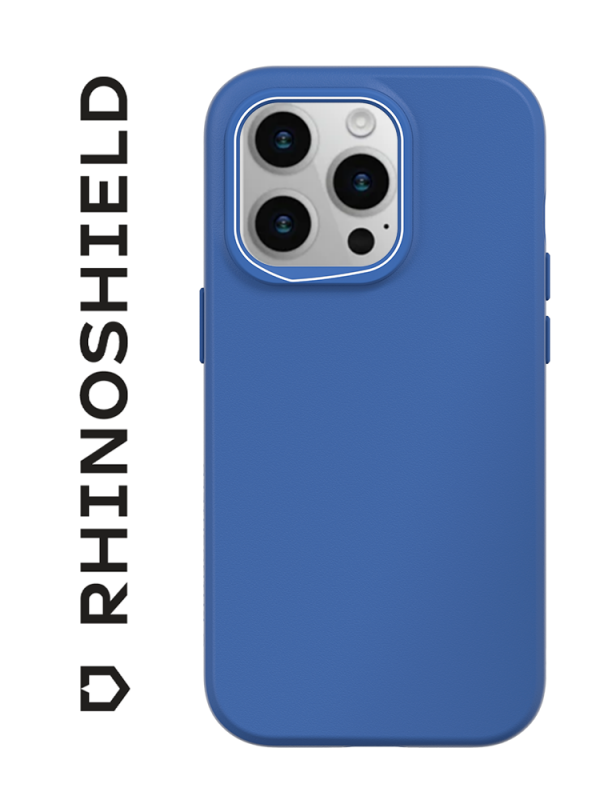 Coque solidsuit bleu cobalt pour iPhone 15 - Rhinoshield - ABYTONPHONE