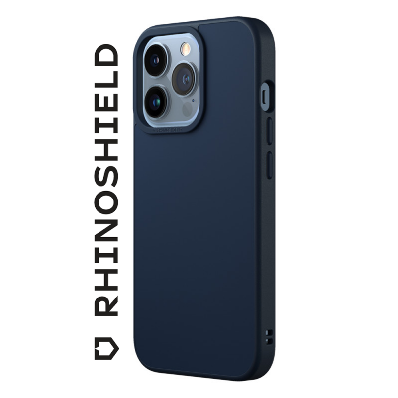 COQUE SOLIDSUIT BLEU MARINE POUR APPLE IPHONE 13 PRO - RHINOSHIELD - ABYTONPHONE