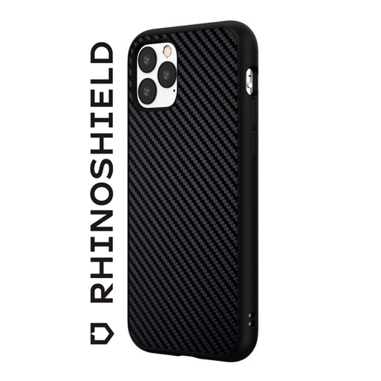 COQUE SOLIDSUIT FIBRE DE CARBONE VERITABLE POUR APPLE IPHONE 12 PRO MAX - RHINOSHIELD - ABYTONPHONE