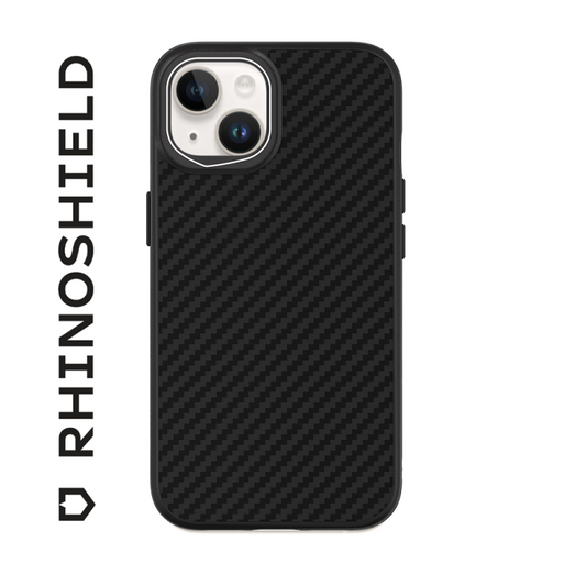 COQUE SOLIDSUIT FIBRE DE CARBONE VERITABLE POUR APPLE IPHONE 14 - RHINOSHIELD - ABYTONPHONE