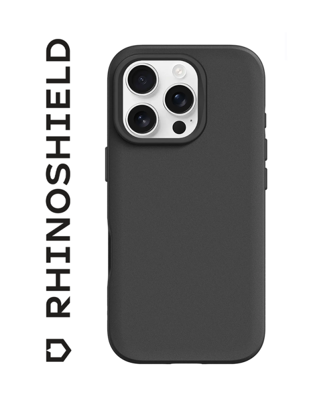 Coque SolidSuit Noir Classic pour Apple iPhone 16 Pro Max - RhinoShield