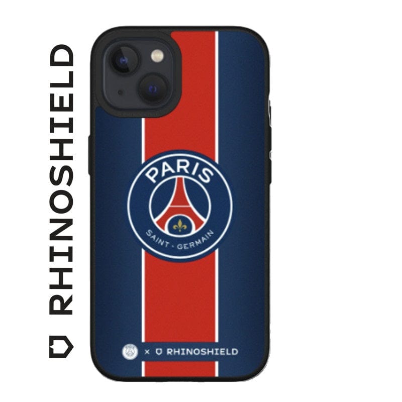 COQUE SOLIDSUIT POUR APPLE IPHONE 13 - NOIR - PSG - LOGO HECHTER - RHINOSHIELD