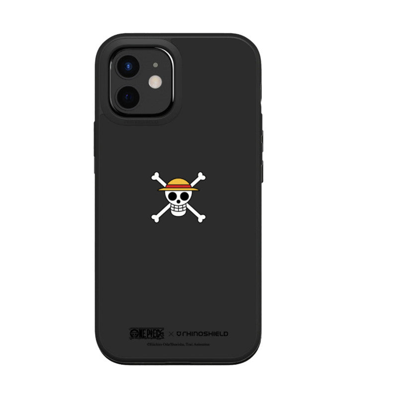 COQUE SOLIDSUIT POUR APPLE IPHONE 14 - NOIR - ONE PIECE - LUFFY SKULL - RHINOSHIELD