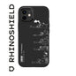 a black and white photo of a cell phone 