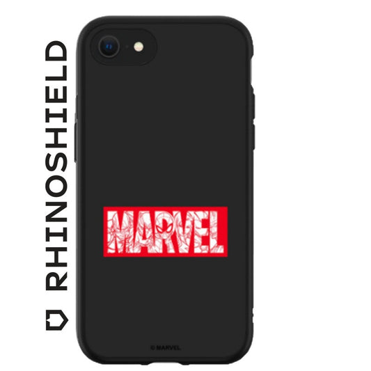 COQUE SOLIDSUIT POUR APPLE IPHONE 7 / 8 / SE (2020) - NOIR - MARVEL - MARVEL LOGO - RHINOSHIELD - ABYTONPHONE