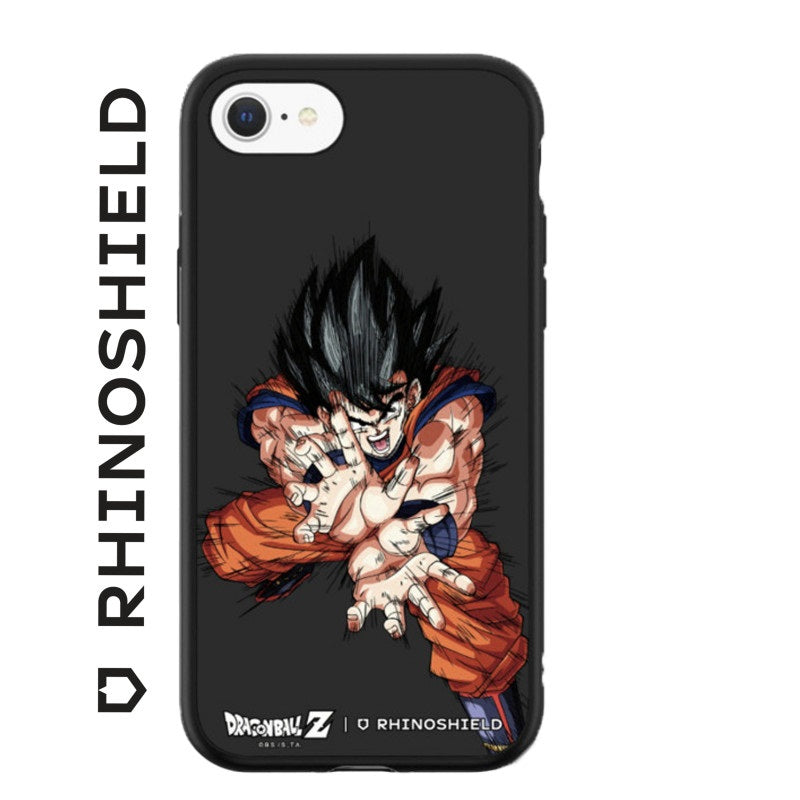 COQUE SOLIDSUIT POUR APPLE IPHONE 7 / 8 / SE (2020) - NOIR - DRAGON BALL Z - GOKU - RHINOSHIELD