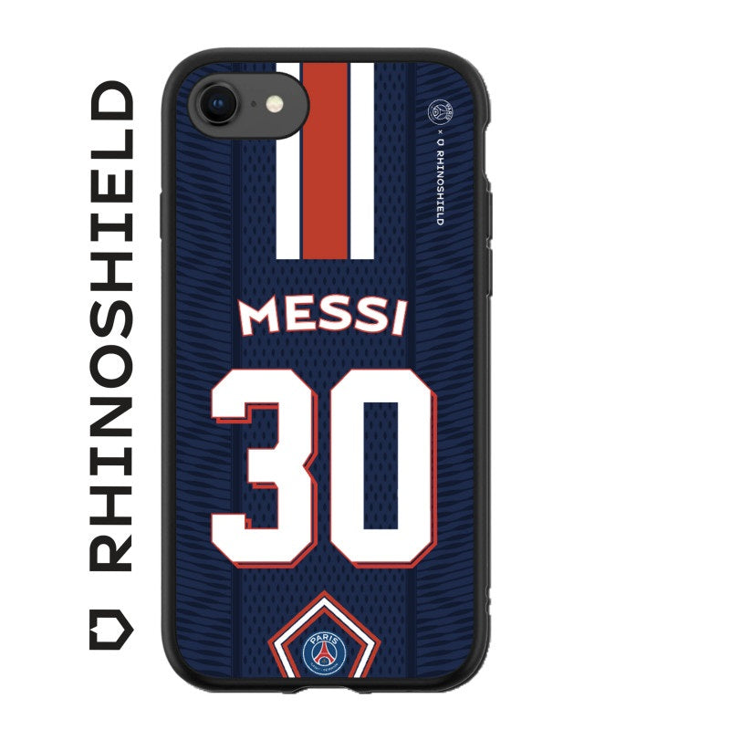 COQUE SOLIDSUIT POUR APPLE IPHONE 7 / 8 / SE (2020) - NOIR - PSG - MESSI - RHINOSHIELD