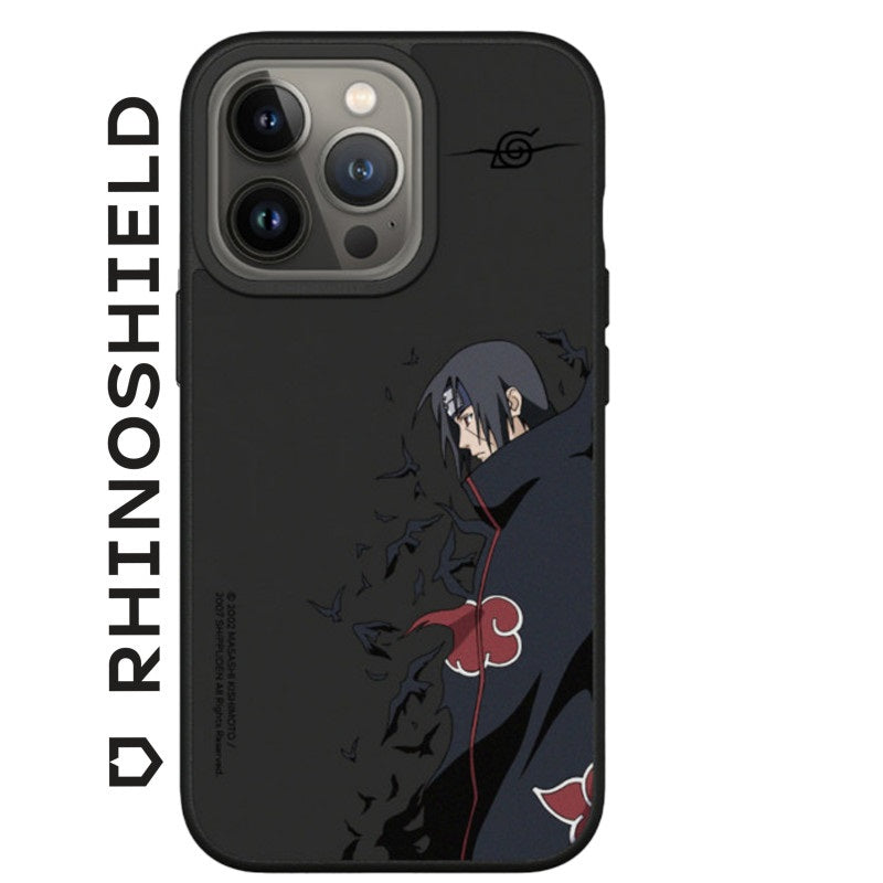 COQUE SOLIDSUIT POUR APPLE IPHONE 13 PRO - NOIR - NARUTO SHIPPUDEN - ITACHI - RHINOSHIELD - ABYTONPHONE