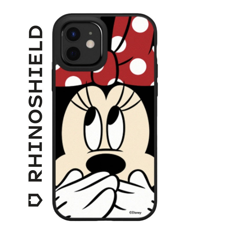 COQUE SOLIDSUIT POUR APPLE IPHONE 13 - NOIR - DISNEY - MINNIE - RHINOSHIELD