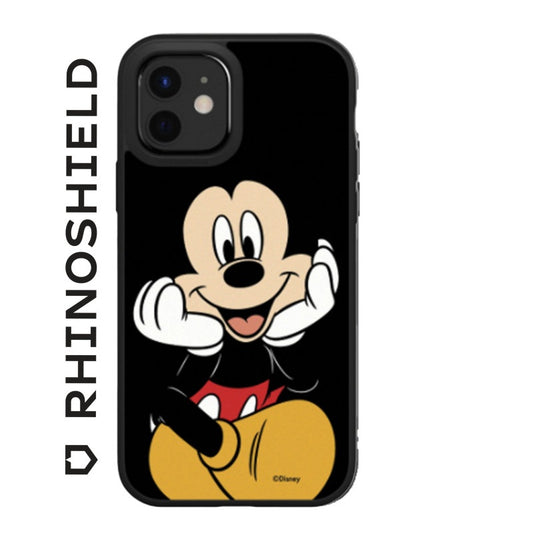 COQUE SOLIDSUIT POUR APPLE IPHONE 13 - NOIR - DISNEY - MICKEY - RHINOSHIELD - ABYTONPHONE