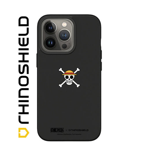 COQUE SOLIDSUIT POUR APPLE IPHONE 13 PRO - NOIR - ONE PIECE - LUFFY SKULL - RHINOSHIELD - ABYTONPHONE