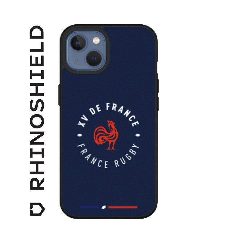 COQUE SOLIDSUIT POUR APPLE IPHONE 13 PRO - NOIR - FFR - XV DE FRANCE - RHINOSHIELD
