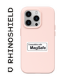 COQUE SOLIDSUIT ROSE CLASSIC COMPATIBLE MAGSAFE POUR APPLE IPHONE 15 - RHINOSHIELD - ABYTONPHONE