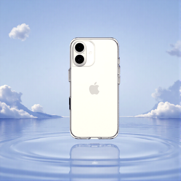 Coque transparente RhinoShield Clear pour iPhone 17 vue de face protection cristalline