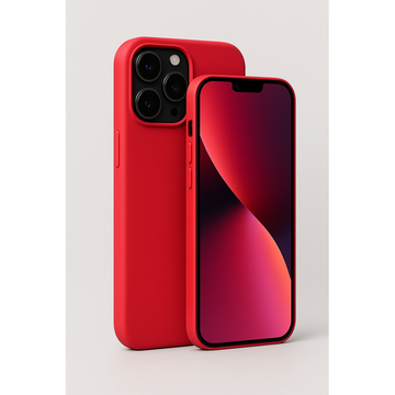 Coque rouge BeColor en Silicone iPhone 16 Pro Max - ABYTONPHONE