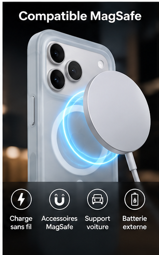 RhinoShield AirX Gris Vibrant MagSafe