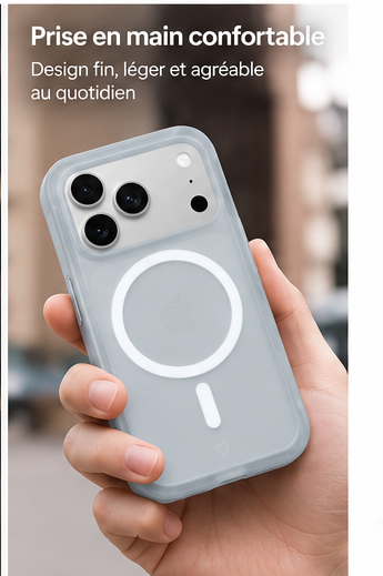 RhinoShield AirX Gris Vibrant prise en main
