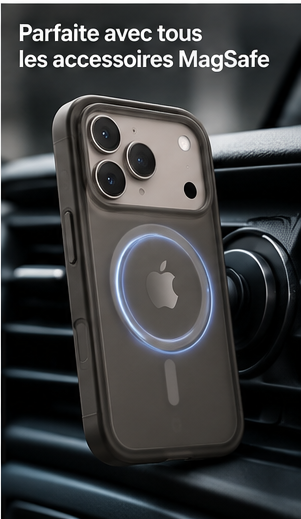 RhinoShield AirX support voiture MagSafe