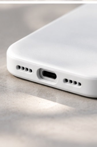 Visuel illustratif RhinoShield SolidSuit Blanc Classic iPhone 16e et 17e – vue 7