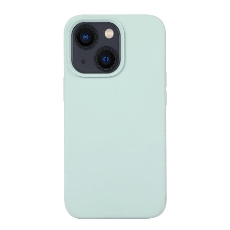 Coque en Silicone BeColor Fine et Légère pour iPhone 14 , Intérieur Microfibre - Vert Emeraude - ABYTONPHONE