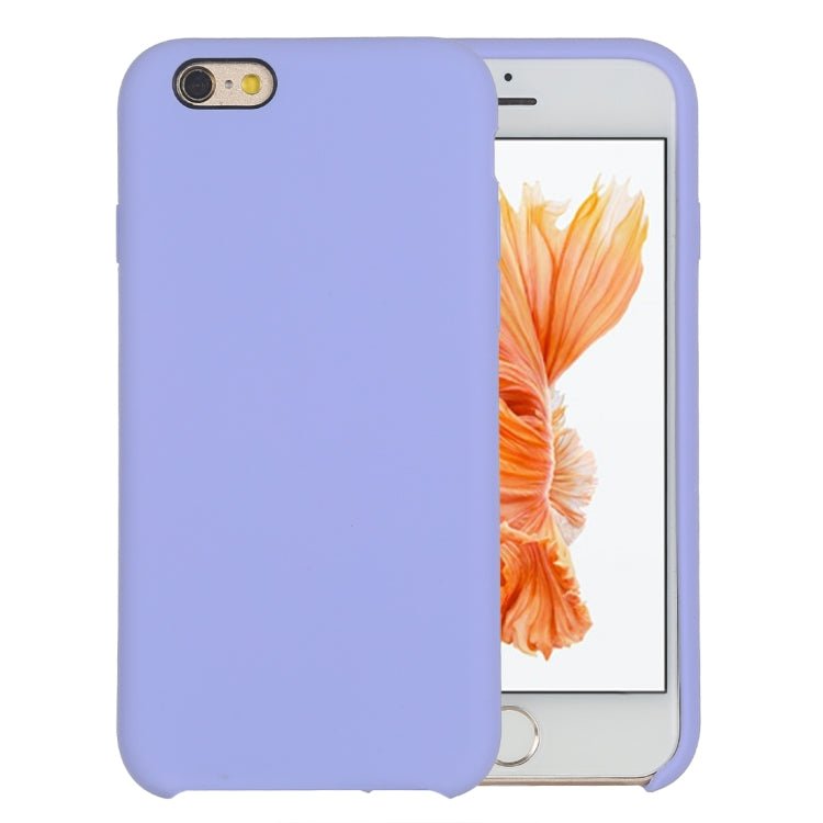 Coque en Silicone BeColor Fine et Légère pour iPhone 7 / 8 / SE 2020 / SE 2022 , Intérieur Microfibre - Lila - ABYTONPHONE