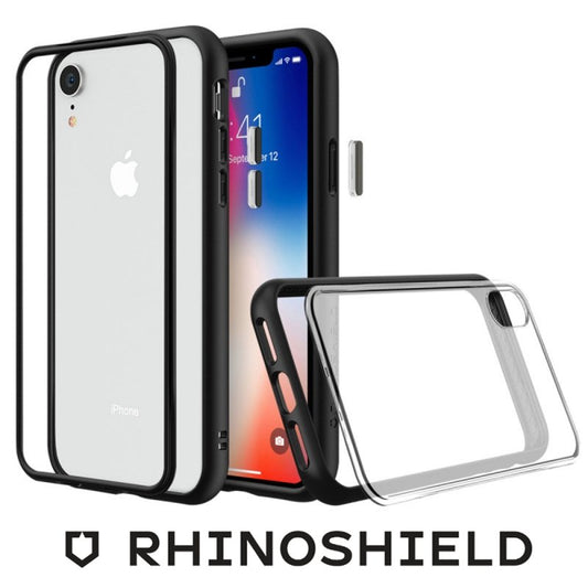 COQUE RHINOSHIELD NOIR TRANSPARENT IPHONE X/XS